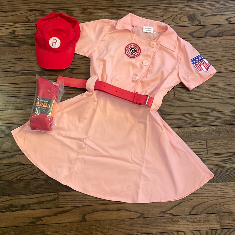 Rockford Peaches Baseball Costume